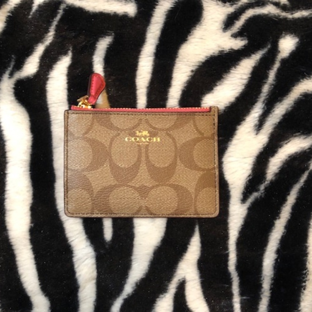 Coach Mimi Skinny ID Case , Signature canvas